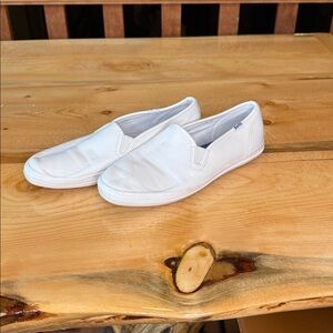 Keds White leather Slip-On Sneakers